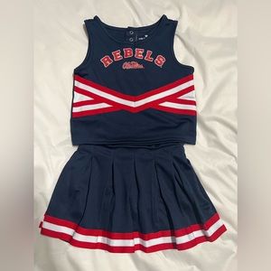 Ole Miss Rebels 2-piece Cheer Outfit. Brand new, never worn.